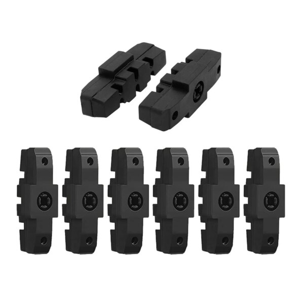 Pastillas de freno de bicicleta Soporte de equipo 5 cm Suministros negros Accesorios Frenos de rueda Zapatas de freno para entusiastas de HS11 HS66 HS24 HS33