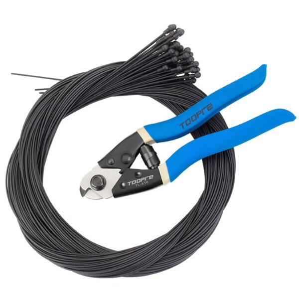 Cortador de cables para bicicleta, alicates para cables de freno de bicicleta de acero inoxidable, herramientas de reparación de bicicletas de montaña