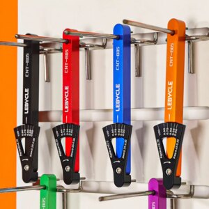 Indicador de desgaste de cadena de bicicleta, medidor de eslabones, comprobador de aleación de aluminio, herramientas precisas para reparación de bicicletas de carretera
