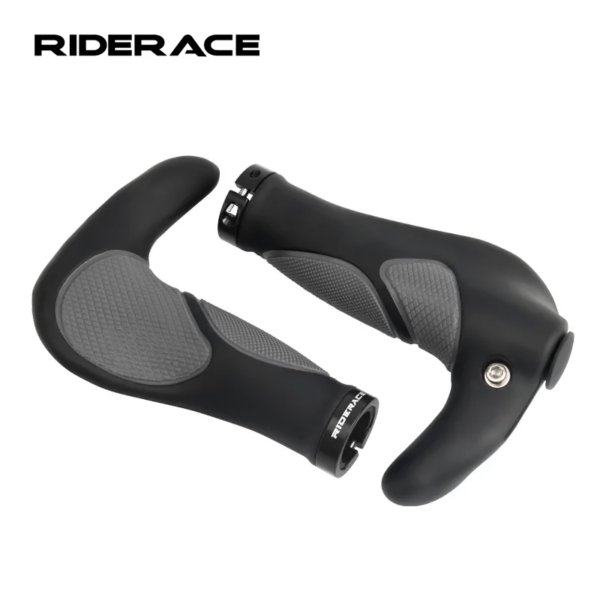 Empuñaduras de bicicleta cómodas de goma TPR MTB ciclismo ergonómico bloqueo suave Manillar de bicicleta de montaña carcasa funda absorción de impacto empuñaduras de mano