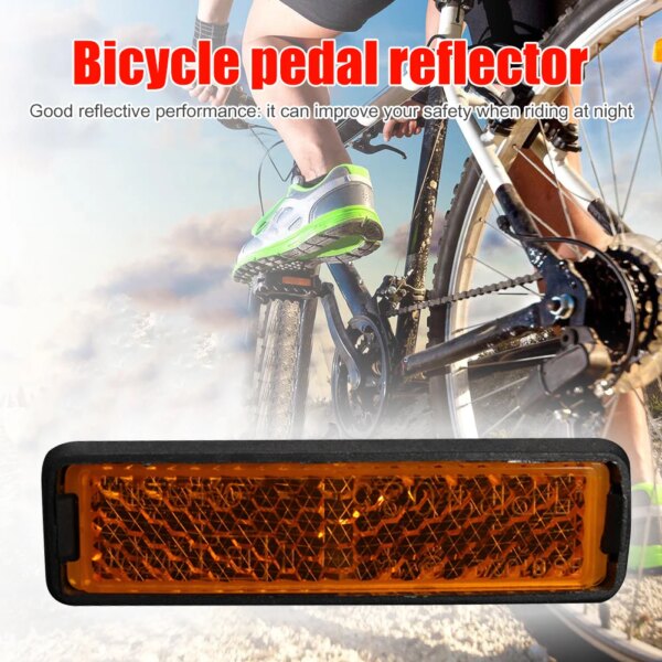 Reflector de pedal de bicicleta para ciclismo nocturno de seguridad - Accesorios reflectantes