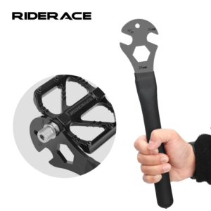Llave para Pedal de bicicleta, mango Extra largo, pedales de bicicleta de montaña y carretera, removedor de instalación, herramienta de reparación de reemplazo, llave inglesa de 15mm