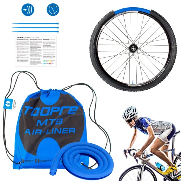 Protector de tubo antipinchazos para bicicleta, Protector de neumáticos de bicicleta para calibre 29in 700C