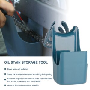 Herramientas de Reparación de bicicletas, caja de recolección de contaminación por aceite, caja de herramientas de almacenamiento de aceite para bicicleta, agente de limpieza de cadena, accesorios para ciclismo