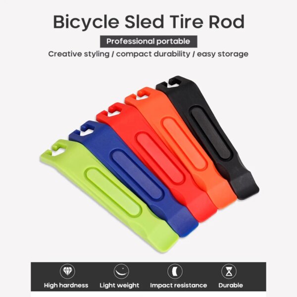 Palanca para neumático de bicicleta, palanca de plástico resistente al desgaste, Herramientas de reparación de bicicletas, abridor de reparación de palanca de neumáticos