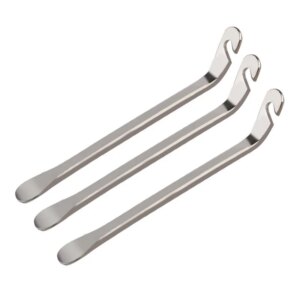 Palanca para neumático de bicicleta, herramienta extractora de tubos, abridor de neumáticos de ciclismo de acero inoxidable, barra de cuervo, reparación de ruedas de montaña y carretera, accesorios de herramientas para bicicleta