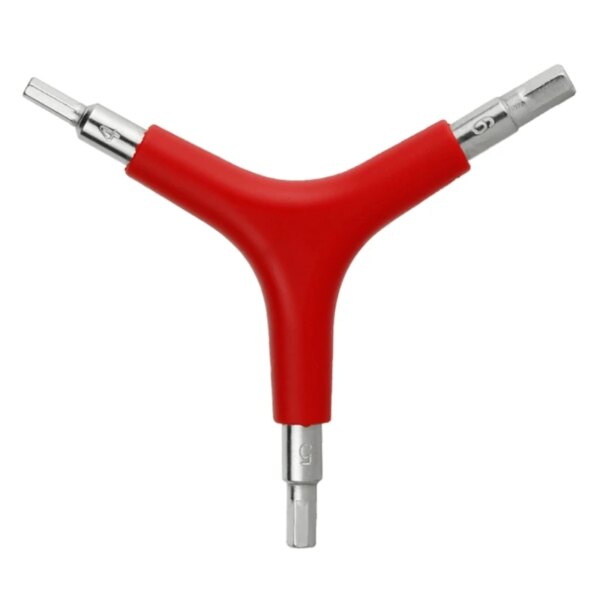 Llave inglesa de 3 vías para bicicleta, llave para bicicleta de montaña, llave para reparación de bicicletas, llave Allen de 4MM, 5MM y 6MM