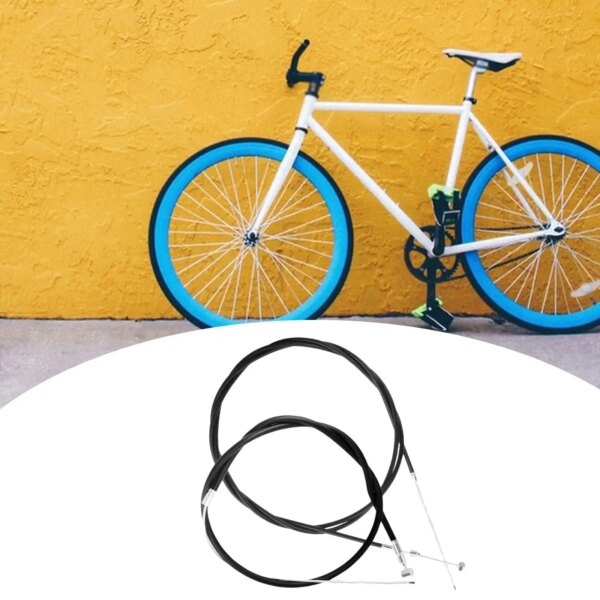 Juego de cables de freno de bicicleta Piezas de bicicleta fáciles de usar Cable de freno de bicicleta práctico y duradero para montar en bicicleta de montaña Ciclismo Bicicleta de carretera