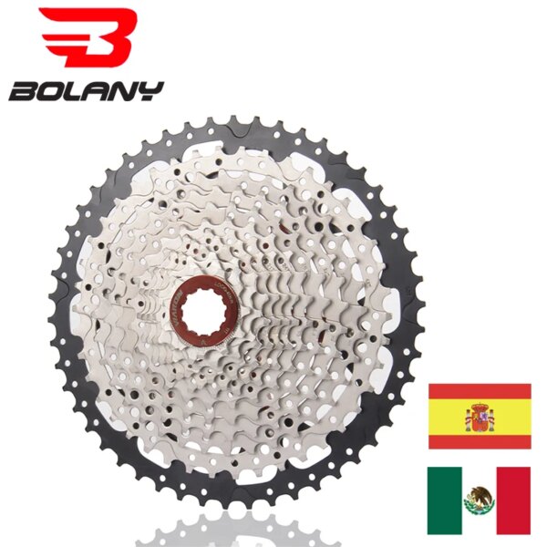 Piñones de Cassette para bicicleta HG 9 10 11 12 13, Cassette de velocidad para bicicleta de montaña y carretera, rueda libre de aleación de aluminio 25T-50T, piezas de accesorios para bicicleta