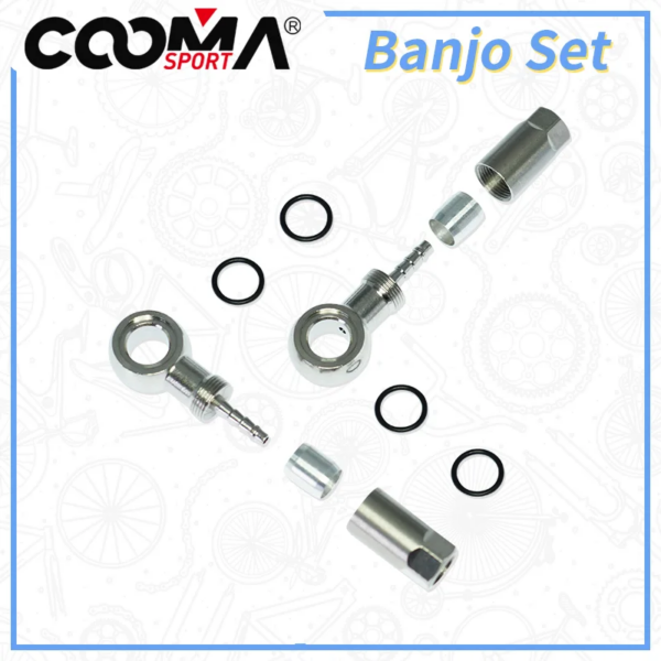 Conector Banjo de freno de disco de bicicleta para Shimano, AVID, SRAM, sistema de frenos Formula, Olive y Banjo, 2 juegos