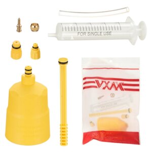 Juego de purga de freno de disco de bicicleta, Kit de purga de aceite Mineral hidráulico para SHIMANO, SRAM, Avid, MAGURA Series, herramienta de reparación de frenos de bicicleta de montaña y carretera