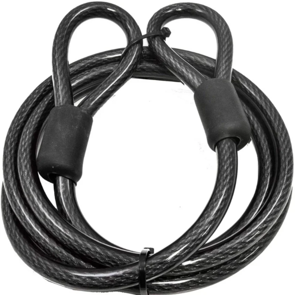 Candado para bicicleta, candado de Cable de acero fuerte, seguridad antirrobo, cadena de acero, casco de motocicleta para exteriores, accesorios plegables para bicicleta