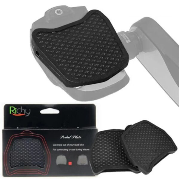 Convertidor de pedales de bicicleta Adaptador de pedal automático para bicicleta compatible con SPD para sistema LOOK KEO Convertidor de pedales de bicicleta de carretera Adaptador de pedal de bicicleta