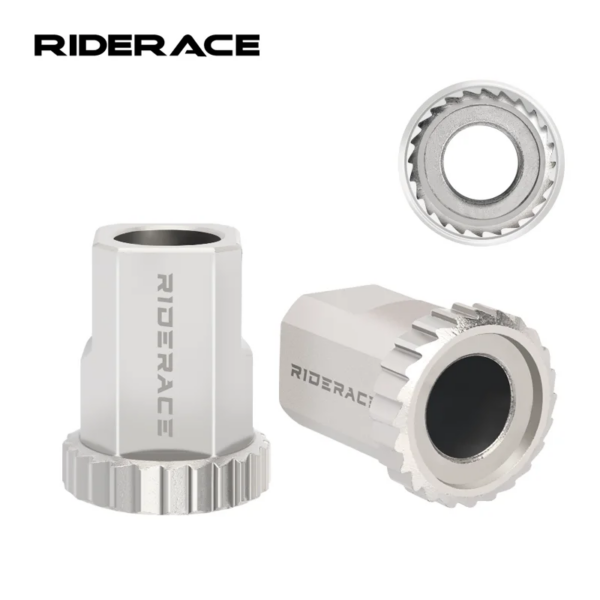 Herramienta de instalación de extracción de tuercas de anillo de bloqueo de tres trinquetes de buje trasero de bicicleta, herramientas de Reparación de bicicletas removedor de 3 trinquetes 24T para DT SWISS DT370