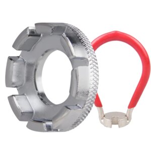Llave para radios de bicicleta, herramienta de ajuste de llanta de rueda de bicicleta, corrección de tensor, herramienta de llave para pezones de radios