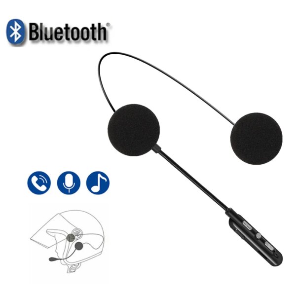 Auriculares Bluetooth 5,0 para casco de motocicleta, auriculares impermeables para Moto, auriculares estéreo inalámbricos, altavoz, auriculares manos libres para casco