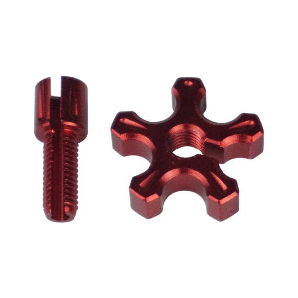 Palancas de embrague de freno Cable tornillo ajustador Universal se adapta a motocicleta ATV UTV accesorios de bicicleta deportiva de aluminio