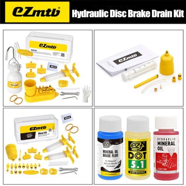 Kit de herramientas de purga de aceite de freno, herramientas para Sram Shimano Magura Avid Xtech Zoom Mtb, herramienta de reparación de frenos de disco hidráulico para bicicleta de carretera