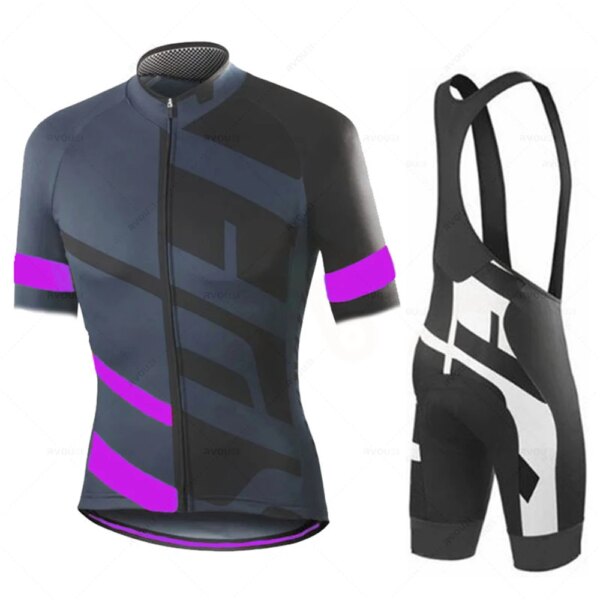 Conjunto de Jersey de Ciclismo transpirable de secado rápido para hombre, Ropa de verano para bicicleta de montaña, uniforme, Maillot, traje de bicicleta, 2023