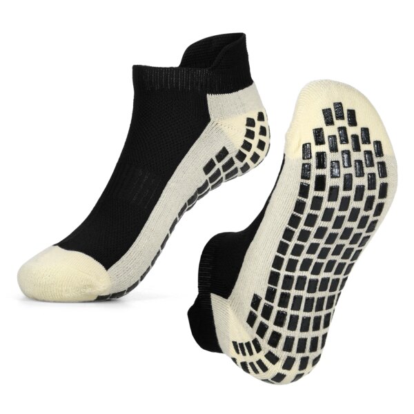 Calcetines de fútbol transpirables, calcetines tobilleros atléticos antideslizantes, calcetines de deporte corto para hombres y mujeres, Yoga, fútbol, ​​gimnasio, ciclismo, escalada y senderismo