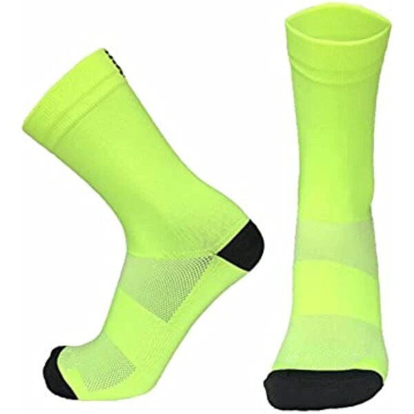 Brothock Calcetines de ciclismo de competición para hombres y mujeres, calcetines deportivos de malla para baloncesto, calcetines de carreras de bádminton, calcetines deportivos de bicicleta