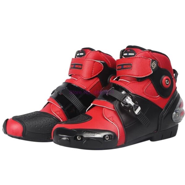 Por DHL, 20 pares de botas de motociclista, zapatos de carreras de Motocross de velocidad impermeables para hombres/mujeres, protectores suaves antideslizantes para ciclismo