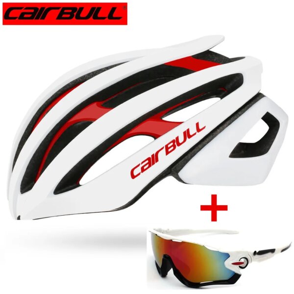 CAIRBULL Casco de bicicleta de carretera para hombre y mujer, comodidad, seguridad, EPS, cascos aerodinámicos para bicicleta, casco de ciclismo de carreras ultraligero