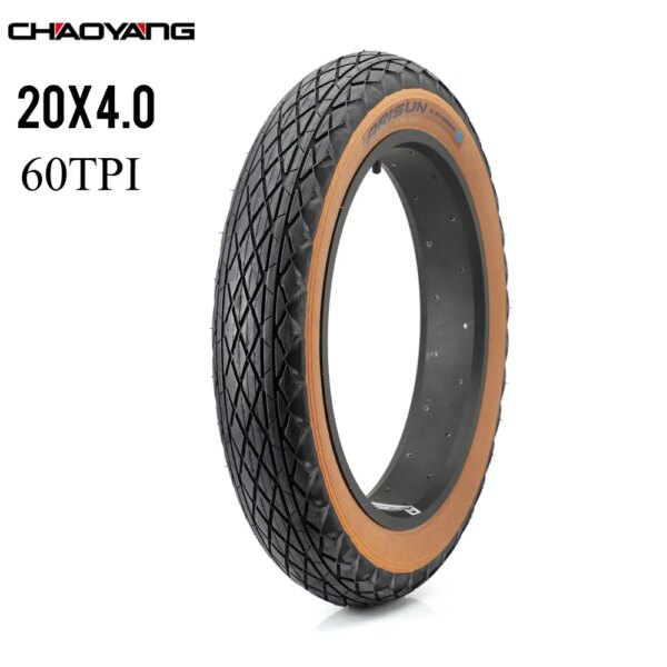 CHAOYANG 20x4,0 neumático ancho para bicicleta eléctrica neumático de nieve de 20 pulgadas 60TPI a prueba de pinchazos 20x4 0 neumático ancho y tubo ebike MTB neumático de bicicleta