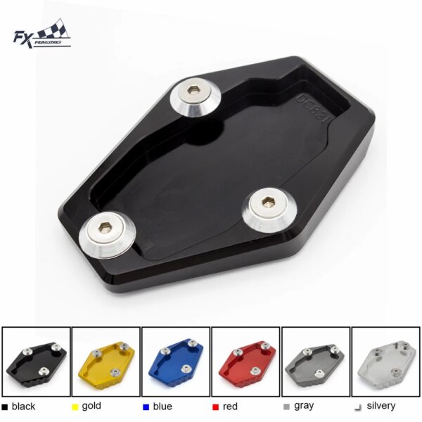 Placa de almohadilla ampliadora de extensión de soporte lateral CNC para DUCATI Multistrada 950 1100 1200/S/GT 1260 DIAVEL 1260 Monster 696 821