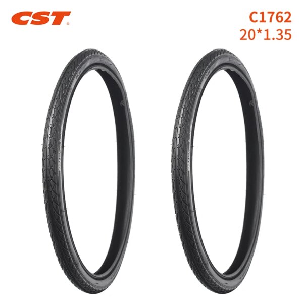 CST neumáticos de bicicleta de 20 pulgadas 20*1,35 neumático de bicicleta plegable 37-406 C1762 neumático de coche plegable rueda pequeña diámetro neumático de bicicleta BMX