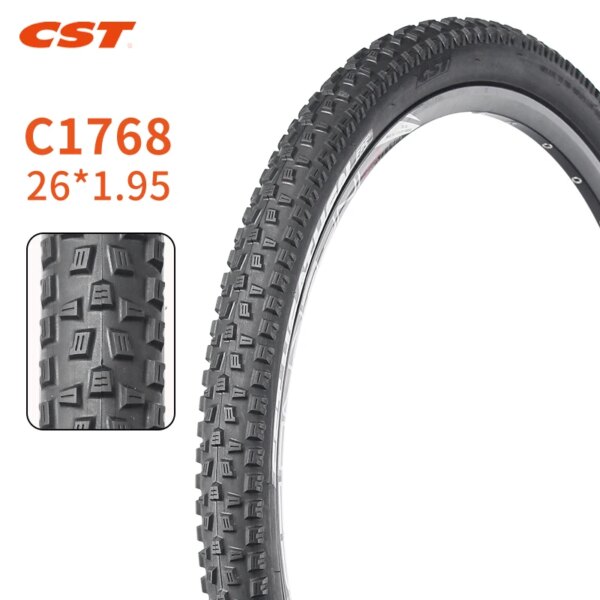 Neumático de bicicleta de montaña CST neumáticos MTB de 26 pulgadas 26X1,95 neumático de bicicleta ultraligero a prueba de puñaladas 60TPI