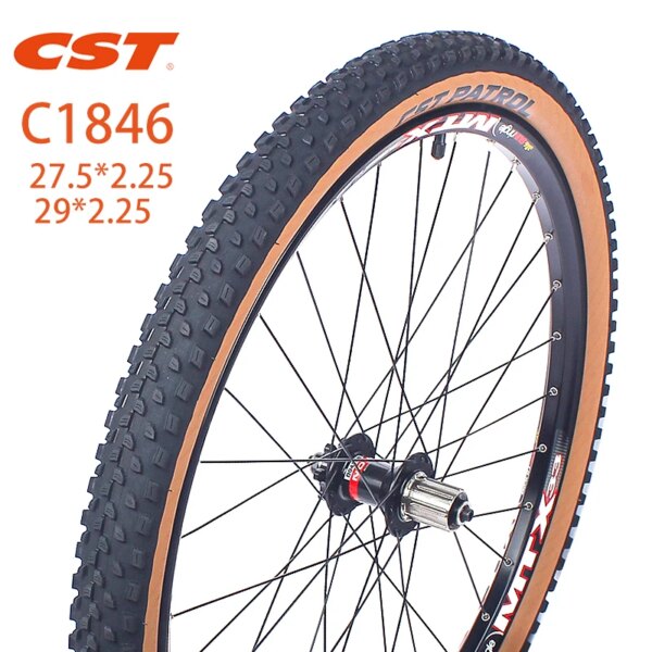 CST PATROL-neumático de bicicleta de montaña, 27,5/29 pulgadas, 2,25, piezas de bicicleta de montaña de campo traviesa, 29x2,25, 29er, borde marrón, C1846