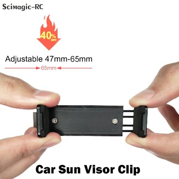 Clip para parasol para coche, soporte remoto para puerta de 47-68mm, Control de puerta de garaje, llavero de coche, barrera, abridor Universal, Instalación rápida