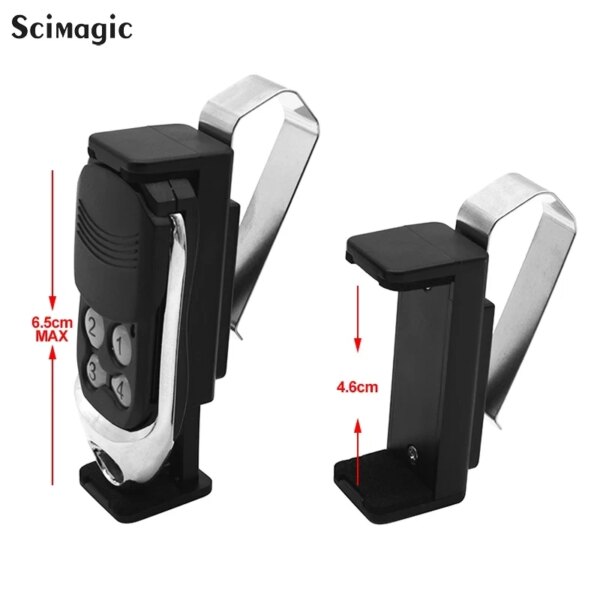 Clip para parasol para coche, soporte para puerta, Control remoto, 47-68mm, para Control de puerta de garaje, llavero de coche, barrera, abridor Universal