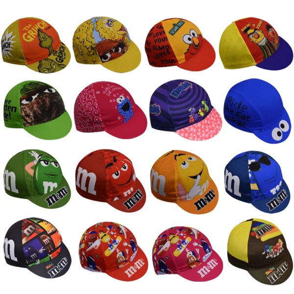 Dibujos animados Multi estilos Nuevas gorras de Ciclismo clásicas OSCROLLING Gorra Ciclismo Unisex