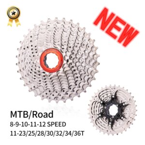 Cassette barato de 8/9/10/11/12 velocidades 8S 9S 10S 11S 12S MTB bicicleta de carretera rueda libre 10V 11V 12V 28/30/32/34/36T para Deore M6000 SRAM
