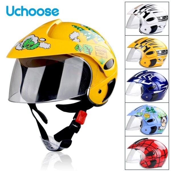 Casco Bickcles para niños, protección para Motos, cascos de seguridad de cartón para niños de 3 a 9 años, casco deportivo para Scooter de Motocross