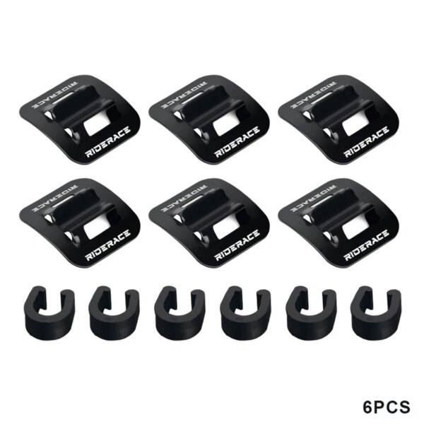 Abrazaderas para bicicleta, Clips C, accesorios para bicicletas, guías de Cable de freno, Clips C, Clips de alambre guía, soporte para cables, aleación de aluminio