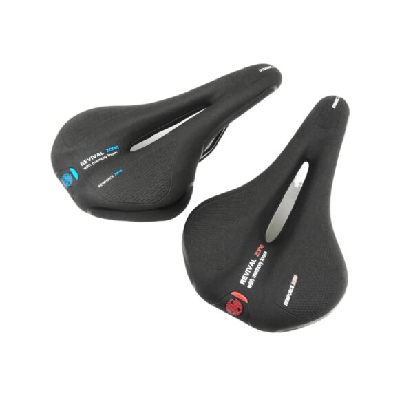 Cómodo sillín de bicicleta MTB, asiento de bicicleta de montaña y carretera, cojín de Gel hueco para ciclismo, sillín de bicicleta estática para hombres y mujeres