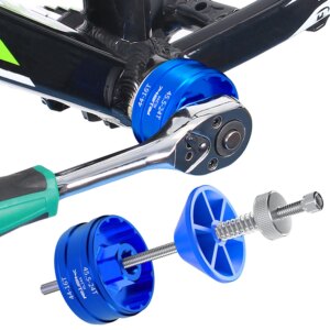 Herramientas de instalación de bicicleta autoextractor de brazo de manivela BB44- BB45.5 BB39-BB40.5 herramienta antidesplazamiento de eje Central Reparación de bicicletas