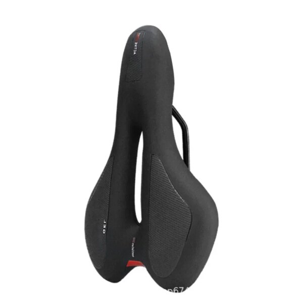 Sillín de bicicleta de espuma de silicona transfronterizo, absorción de impacto, asiento de bicicleta de montaña de marcha única, acolchado, ligero y transpirable
