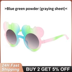 Gafas de Sol bonitas, Gafas redondas, Gafas de Sol coloridas, Gafas de Sol con personalidad, Gafas encantadoras para niños, Gafas Vintage para niños