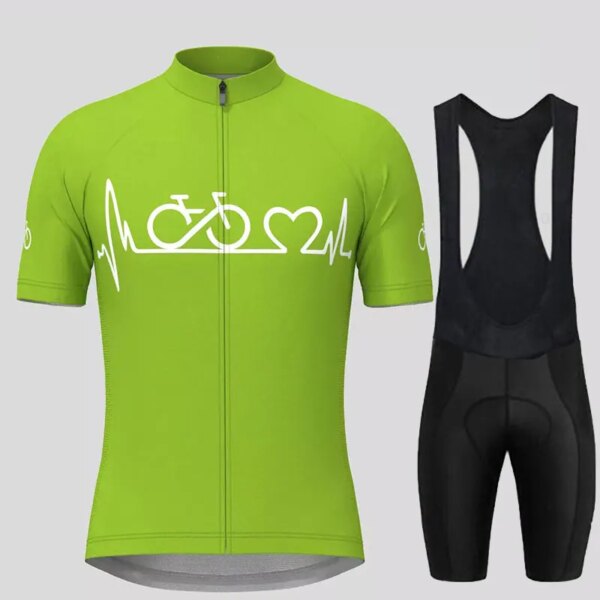 Ciclismo 2023 nuevo hombre manga corta ciclismo Jersey conjunto verano bicicleta traje transpirable ropa para bicicleta de montaña triatlón ropa deportiva