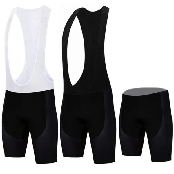 Pantalón corto con almohadilla de Gel para ciclismo, pantalones para bicicleta, ropa para bicicleta, Jersey deportivo para MTB, Lyca de fondo negro para paseo en carretera