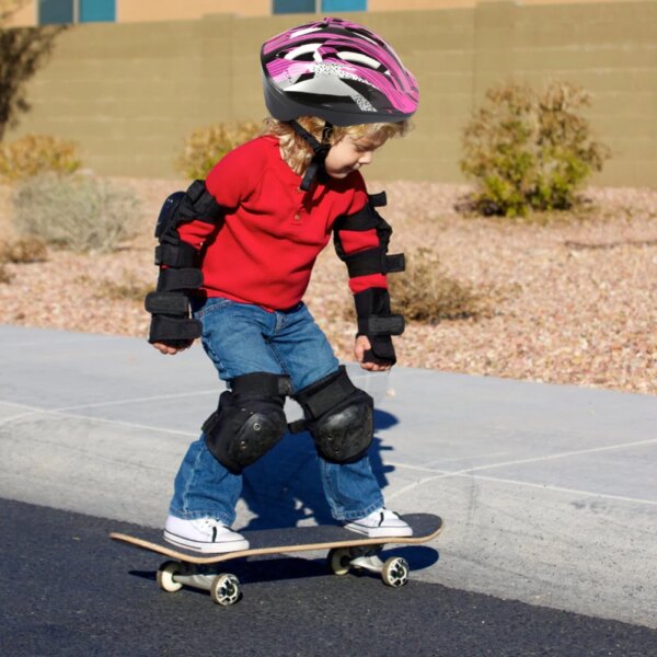 Equipo de ciclismo para niños, casco de bicicleta, monopatín, patinaje, ciclismo, casco de seguridad en bicicleta para niños