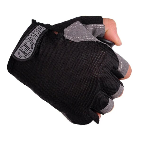 Guantes de ciclismo Guantes de bicicleta Guantes de bicicleta Antideslizantes Golpes Transpirables Medio Dedo Guantes deportivos cortos Accesorios para hombres y mujeres