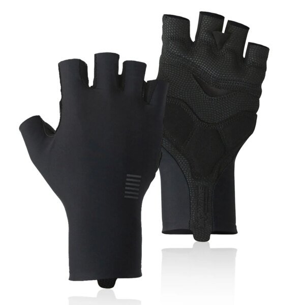 Guantes de ciclismo para hombre y mujer, manoplas deportivas de medio dedo para Fitness, transpirables, a prueba de golpes