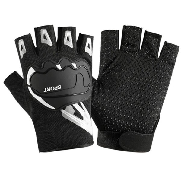 Guantes de Ciclismo para hombre, Guantes de medio dedo para bicicleta de montaña, Guantes para bicicleta de verano, envío directo