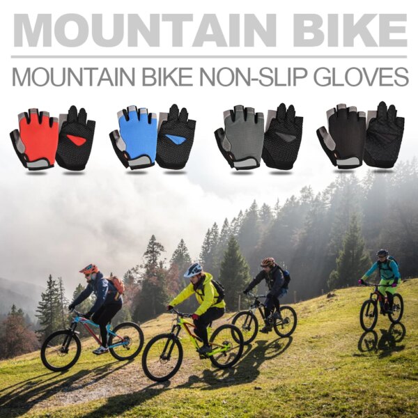 Guantes de medio dedo para ciclismo, guantes antideslizantes transpirables para exteriores, guantes tácticos militares Unisex, guantes de entrenamiento deportivo para Fitness