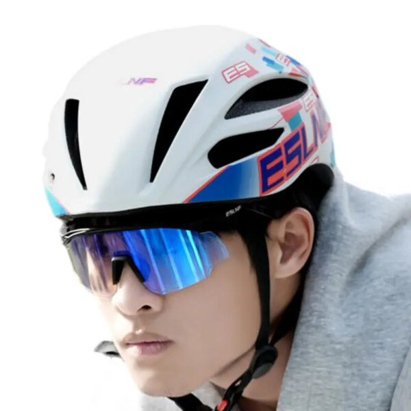 Casco de ciclismo cómodo ligero hombres mujeres ajustable seguridad de conducción protección de la cabeza bicicleta MTB casco